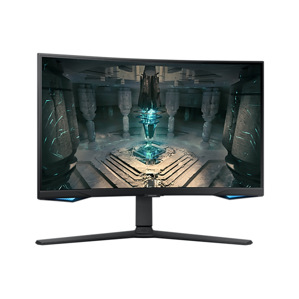 SAMSUNG Ívelt Gaming&Smart 240Hz VA monitor 32" G65B, 2560x1440, 16:9, 350cd/m2, 1ms, DP/2xHDMI/2xUSB/LAN/WiFi/BT, Pivot (LS32BG650EUXEN)