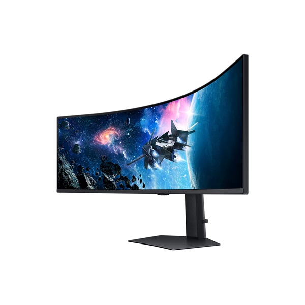 SAMSUNG Ívelt Gaming 240Hz VA monitor 49" G9 G95C, 5120x1440 DQHD 2K, 32:9, 450cd/m2, 1ms, HDMI,DP/USB (LS49CG950EUXEN)
