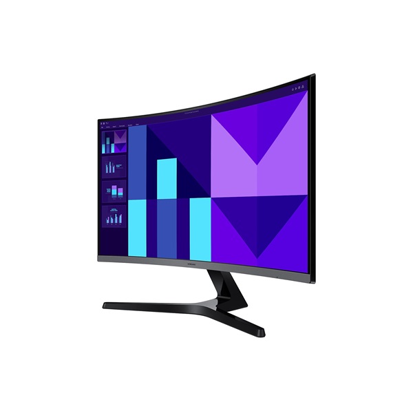 SAMSUNG Ívelt VA 100Hz monitor 27" S39GD, 1920x1080, 16:9, 250cd/m2, 4ms, HDMI/VGA (LS27D390GAUXEN)