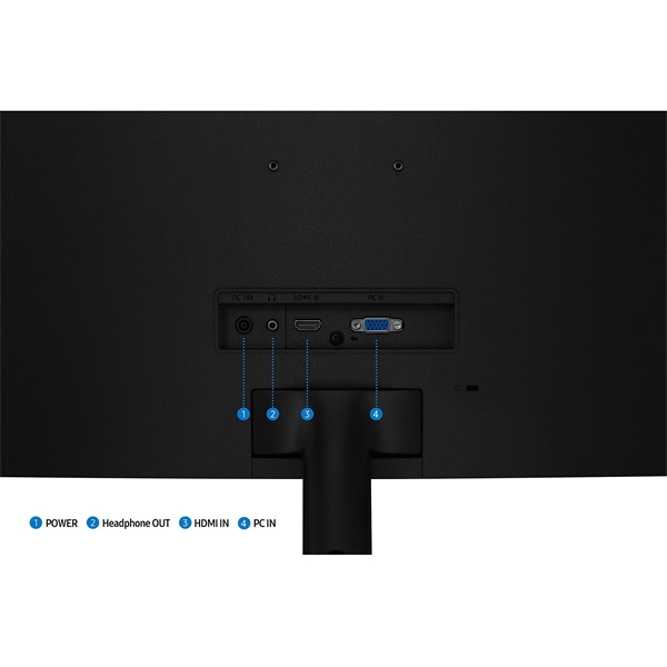 SAMSUNG Ívelt VA 100Hz monitor 27" S39GD, 1920x1080, 16:9, 250cd/m2, 4ms, HDMI/VGA (LS27D390GAUXEN)