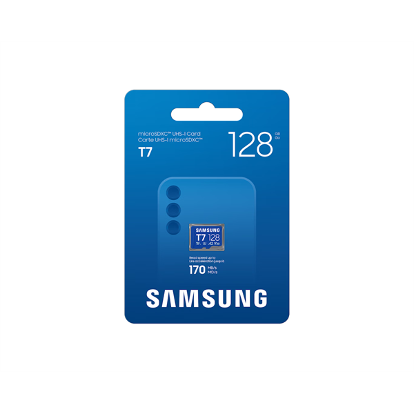 SAMSUNG MB-MB128T/WW T7 Memóriakártya, MicroSD, 128GB (MB-MB128T/WW)