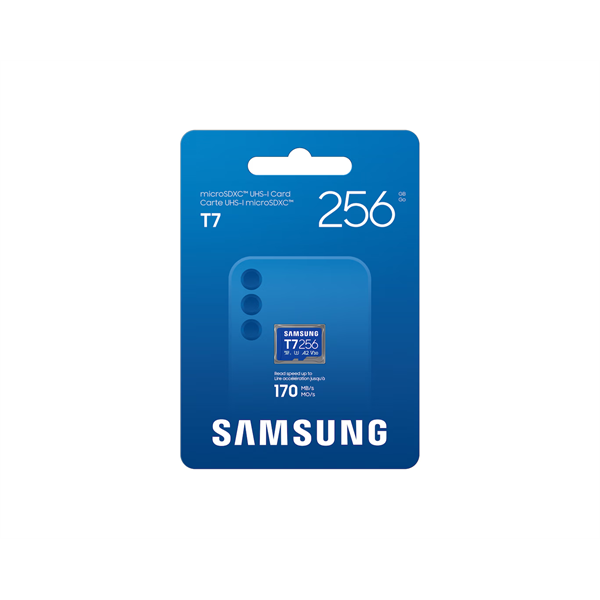 SAMSUNG MB-MB256T/WW T7 Memóriakártya, MicroSD, 256GB (MB-MB256T/WW)