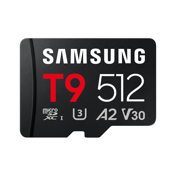 SAMSUNG MB-MH512T/WW T9 Memóriakártya, MicroSD, 512GB (MB-MH512T/WW)