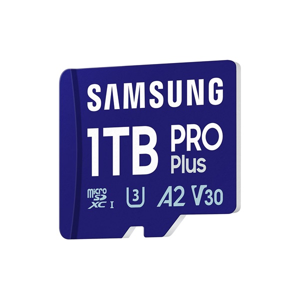 SAMSUNG Memóriakártya, PRO Plus + Reader microSDXC 1TB, CLASS 10, UHS-I, U3, V30, A2, R180/W130 (MB-MD1T0SB/WW)