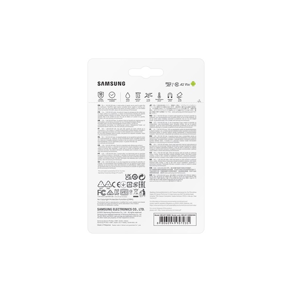 SAMSUNG Memóriakártya, PRO Ultimate microSD with Reader 128GB, Class 10, V30, A2, Grade 3 (U3), R200/W130, +Adapter (MB-MY128SB/WW)