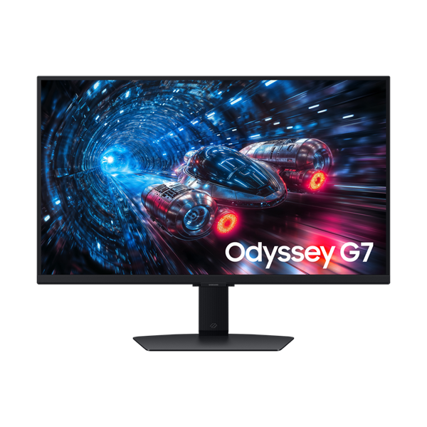 SAMSUNG Odyssey G7 IPS monitor 27", 3840x2160, 16:9, 350cd/m2, 1 ms, DisplayPort/2xHDMI/2xUSB-A (LS27FG702EUXEN)
