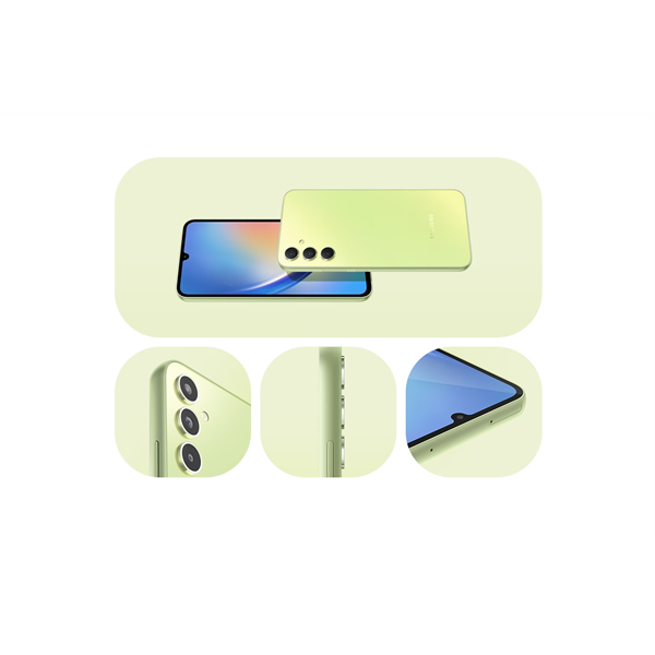 SAMSUNG Okostelefon Galaxy A34 5G (Király Lime, 256 GB) (SM-A346BLGEEUE)