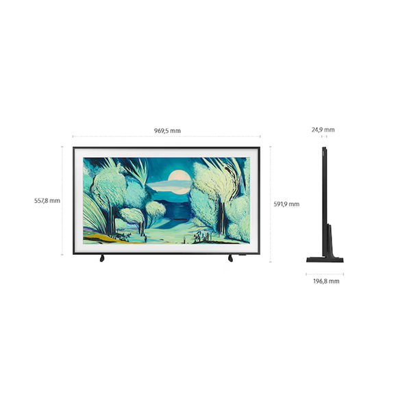 SAMSUNG QE43LS03FAUXXH 43"/109cm The Frame QLED 4K Vision AI Smart TV, 3840x2160, 4xHDMI/2xUSB-A/1xUSB-C/WIFI (QE43LS03FAUXXH)