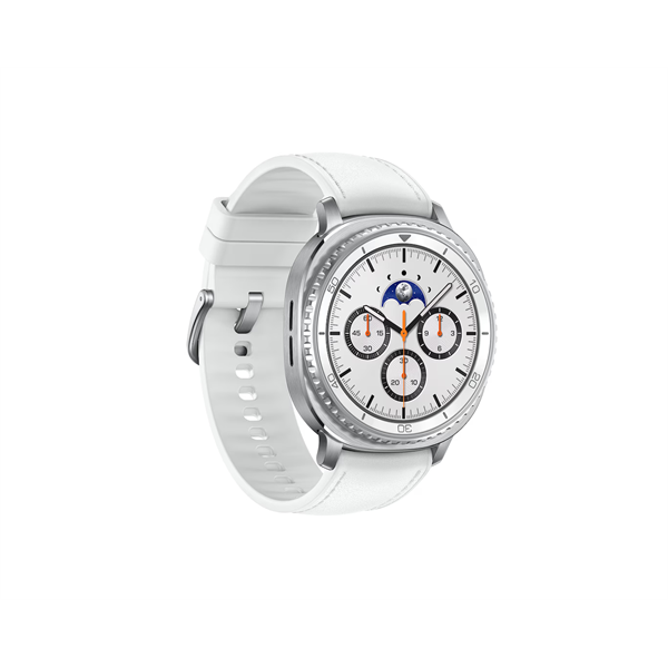 SAMSUNG SM-L500 Galaxy Watch8 Classic (46mm, BT), Fehér (SM-L500NZWAEUE)