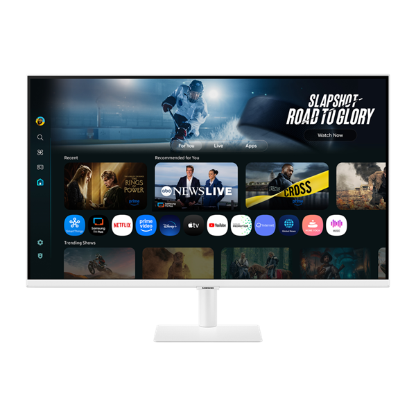 SAMSUNG M7 VA 4K Smart monitor 32", 3840x2160, 16:9, 300cd/m2, 4ms, HDMI/USB-C, hangszóró, Fehér (LS32FM703UUXDU)