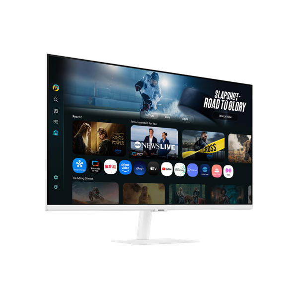 SAMSUNG M7 VA 4K Smart monitor 32", 3840x2160, 16:9, 300cd/m2, 4ms, HDMI/USB-C, hangszóró, Fehér (LS32FM703UUXDU)