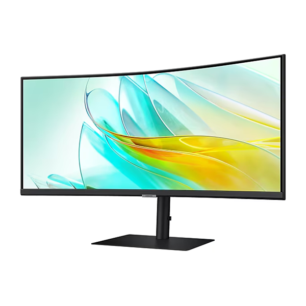 SAMSUNG Ívelt VA monitor 34" S65UC, 3440x1440, 21:9, 350cd/m2, 5ms, HDMI/DisplayPort/3xUSB/USB-C/LAN, hangszóró (LS34C652UAUXEN)