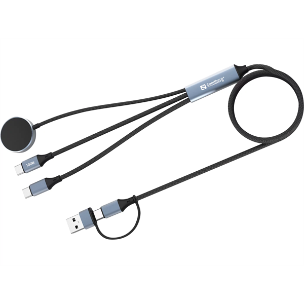 SANDBERG 3in1 Travel Charge Cable 100W (441-69)