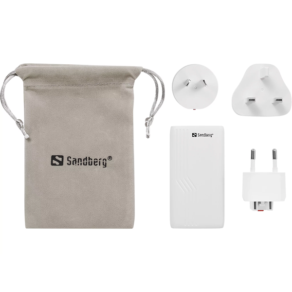 SANDBERG 4in1 TravelCharger 2xUSB-C 65W (441-68)