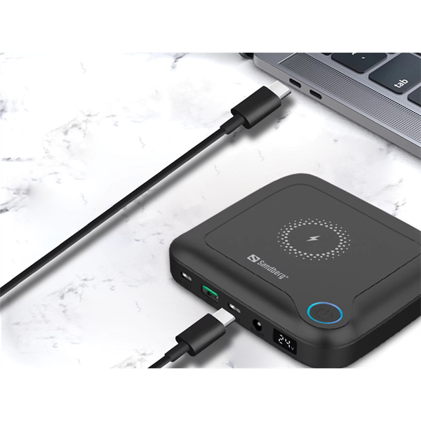 SANDBERG All-in1 Laptop Powerbank 25000 mAh, USB-C/USB-A (421-46)
