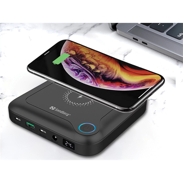 SANDBERG All-in1 Laptop Powerbank 25000 mAh, USB-C/USB-A (421-46)