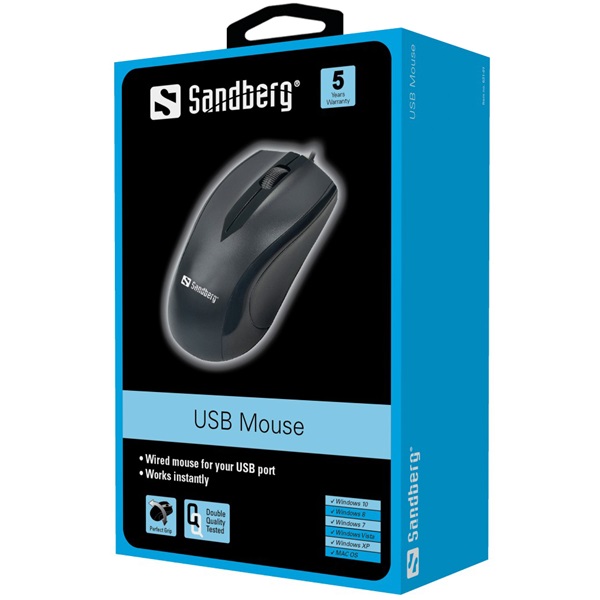 SANDBERG Egér, USB Mouse (631-01)