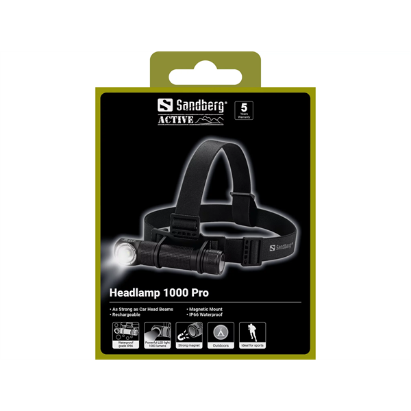 SANDBERG Headlamp 1000 Pro (421-36)