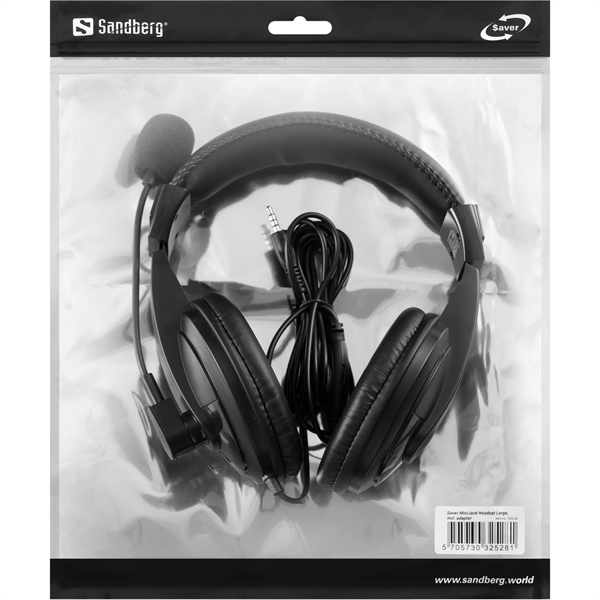 SANDBERG Headset, Saver MiniJack Headset Large (325-28)
