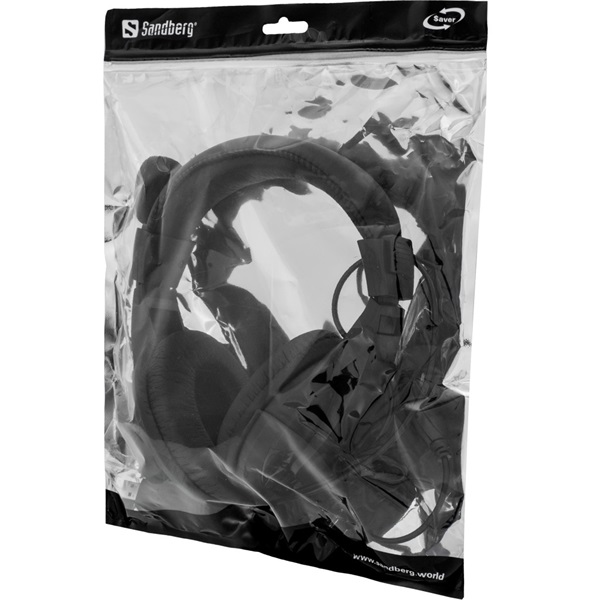 SANDBERG Headset mikrofonnal, Saver USB Headset Large (325-27)