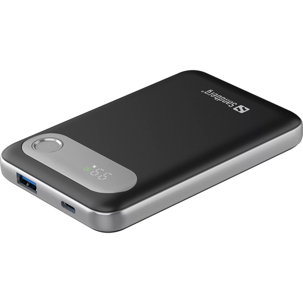 SANDBERG Hordozható akkumulátor, Travel Powerbank 10000 PD20W (421-16)