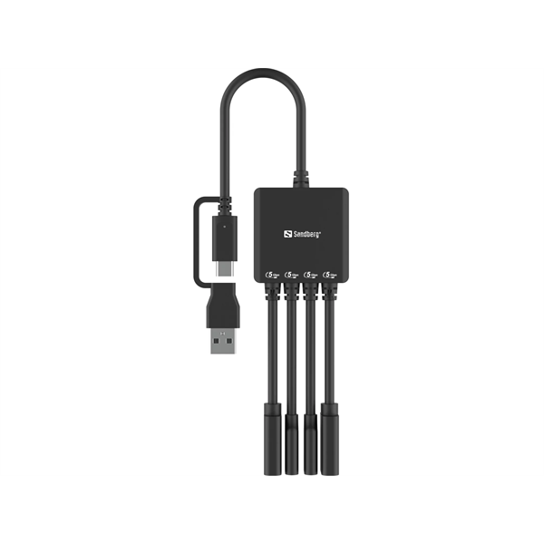 SANDBERG USB-C/A to 2A+2C Splitter (136-81)