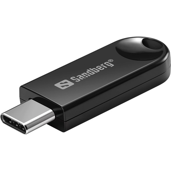 SANDBERG USB-C BT 5.3 Wireless dongle, Upgrade your PC with Bluetooth, Driver-free installation, 20m, 5 év garancia (136-69)
