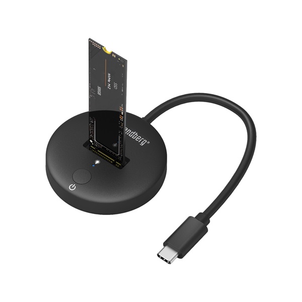 SANDBERG USB-C tartozék, USB 3.2 Dock for M.2+NVMe SSD (136-47)