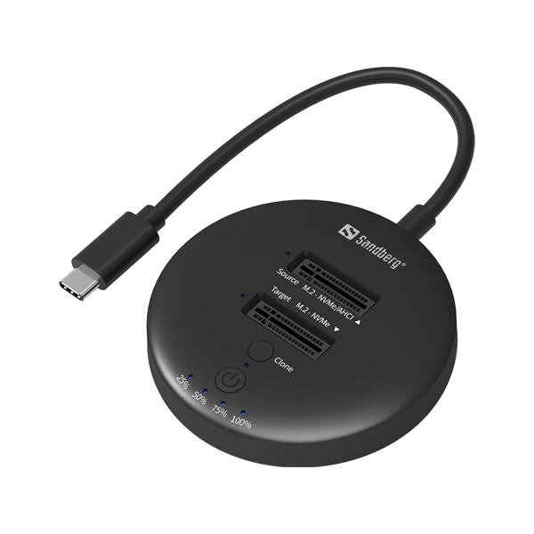 SANDBERG USB3.2 Cloner Dock for NVMe M.2 SSD (136-72)