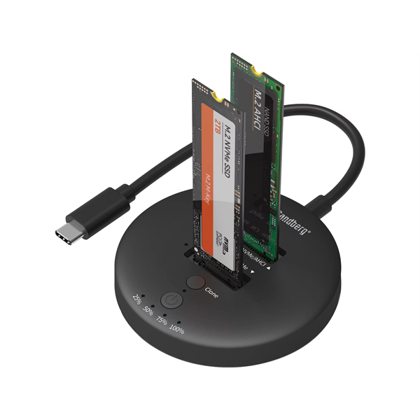 SANDBERG USB3.2 Cloner Dock for NVMe M.2 SSD (136-72)