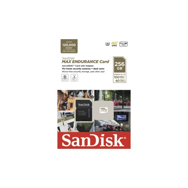 SANDISK 186475, microSDXC™ memóriakártya, Max Endurance 120,000 óra (00186475)