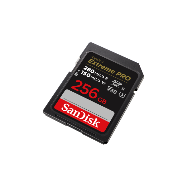 SANDISK 215493, SDXC EXTREME PRO KÁRTYA 256GB, 280/150 MB/s, UHS-II, V60,C10 (00215493)