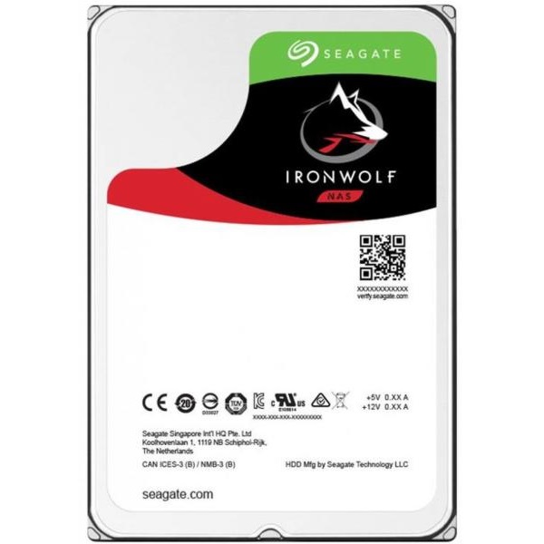SEAGATE 3.5" HDD SATA-III 10TB 7200rpm 256MB Cache IronWolf (ST10000VN000)