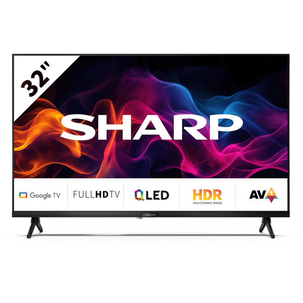 SHARP 32GF3265E 32"/81cm Full HD QLED Google TV, 1920x1080, 2xHDMI/2xUSB (32GF3265E)