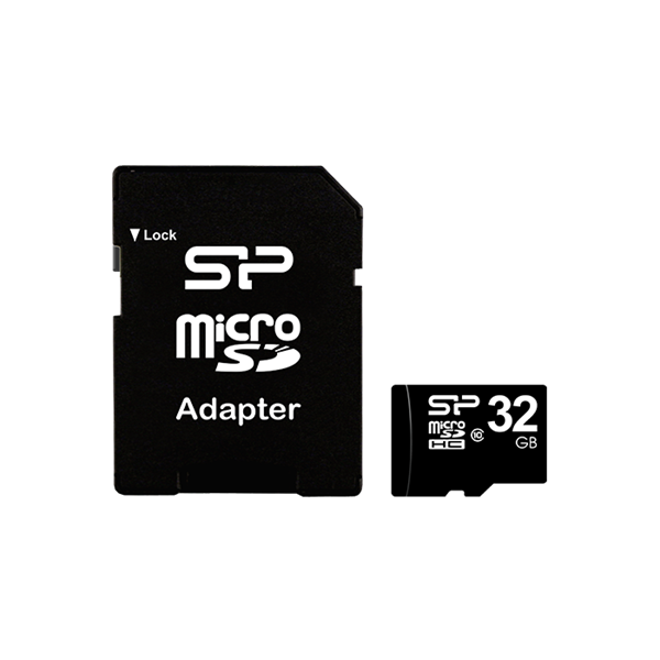SILICON POWER Memóriakártya MicroSDHC 32GB CL10 + adapter (SP032GBSTH010V10SP)