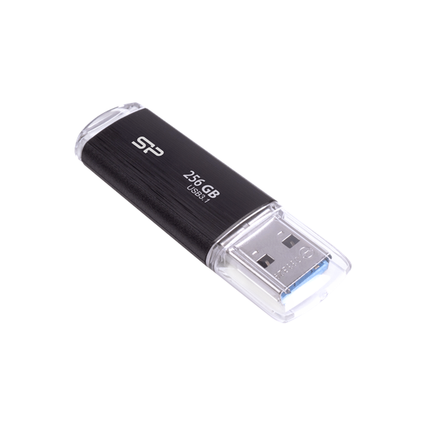 SILICON POWER Pendrive 16GB, Blaze - B02 USB 3.2 Gen 1, Fekete (SP016GBUF3B02V1K)
