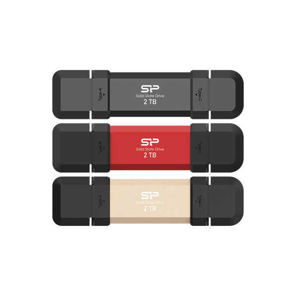 SILICON POWER Pendrive 1TB, DS72 USB 3.2 Gen2, Fekete (SP001TBUC3S72VPK)