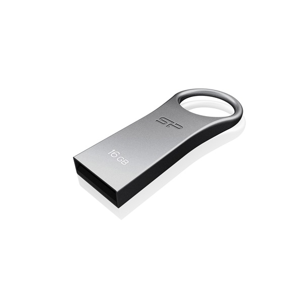 SILICON POWER Pendrive 8GB, Firma - F80 USB 2.0, Ezüst (SP008GBUF2F80V1S)