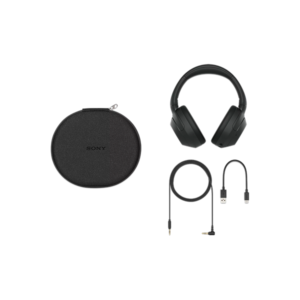 SONY WHULT900NB.CE7 ULT WEAR Vezeték nélküli Zajszűrős Fejhallgató, Fekete (WHULT900NB.CE7)