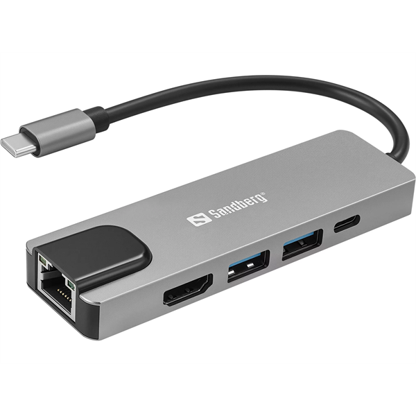 Sandberg USB-C 5in1 Travel Dock Saver (336-99)