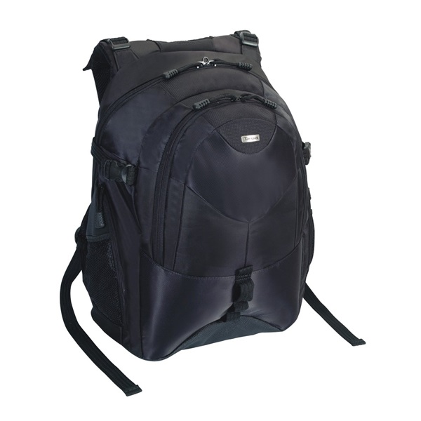 TARGUS Notebook hátizsák TEB01, Campus 15-16" Backpack - Black (TEB01)