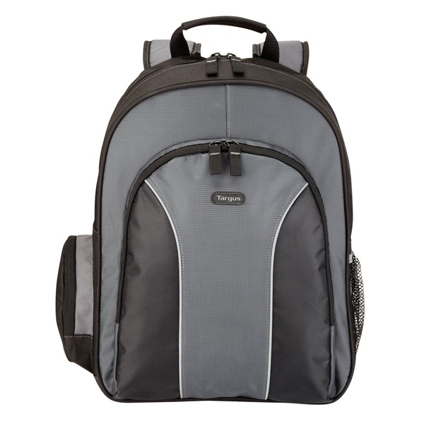 TARGUS Notebook hátizsák TSB023EU, Essential 15.4-16" Laptop Backpack - Black/Grey (TSB023EU)