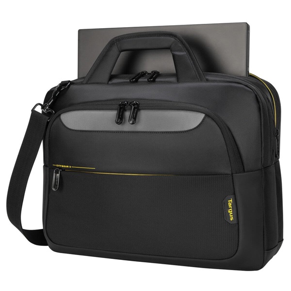 TARGUS Notebook táska TCG460GL, CityGear 14-15.6" Topload Laptop Case - Black (TCG460GL)