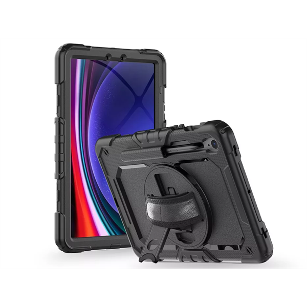 Tech-Protect Solid ütésálló tok Galaxy Tab S9 FE/S10 FE/S10 LITE 10.9 kijelzővédővel - fekete - ECO (TP606249)