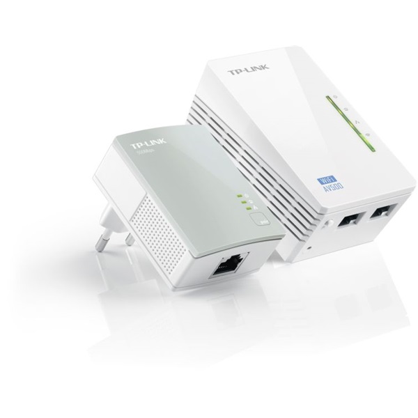 TP-LINK Powerline AV600 2x100Mbps + Wireless N-es 300Mbps, TL-WPA4220 KIT (TL-WPA4220 KIT)