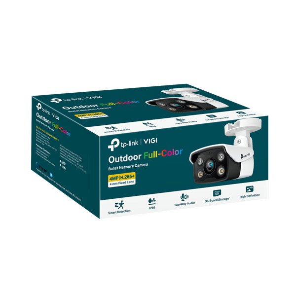 TP-LINK IP Kamera kültéri éjjellátó 4 Megapixel, 4mm Objektív, VIGI C340(4MM) (VIGI C340(4MM))