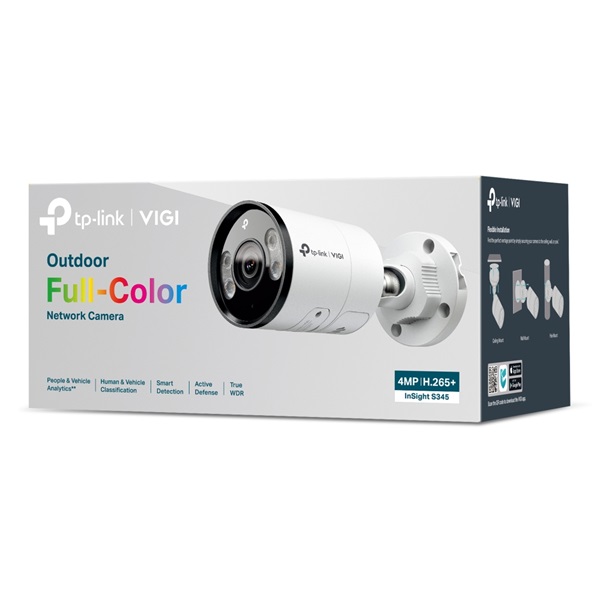 TP-LINK IP Kamera kültéri színes éjjellátó 4 Megapixel, 6mm Objektív, INSIGHT S345(6MM) (INSIGHT S345(6MM))