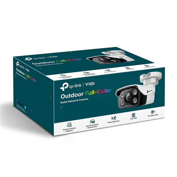 TP-LINK IP Kamera kültéri színes éjjellátó 5 Megapixel, 4mm Objektív, VIGI C350(4MM) (VIGI C350(4MM))