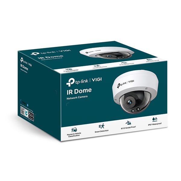 TP-LINK IP Kamera kültéri/beltéri éjjellátó 3 Megapixel, 4mm Objektív, VIGI C240I(4MM) (VIGI C240I(4MM))