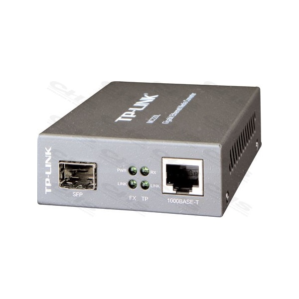 TP-LINK Optikai Media Konverter 1000(réz)-1000FX(LC) Single/Multi mód, MC220L (MC220L)